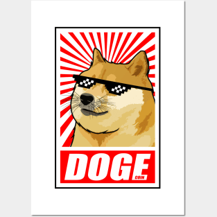 dogecoin Posters and Art